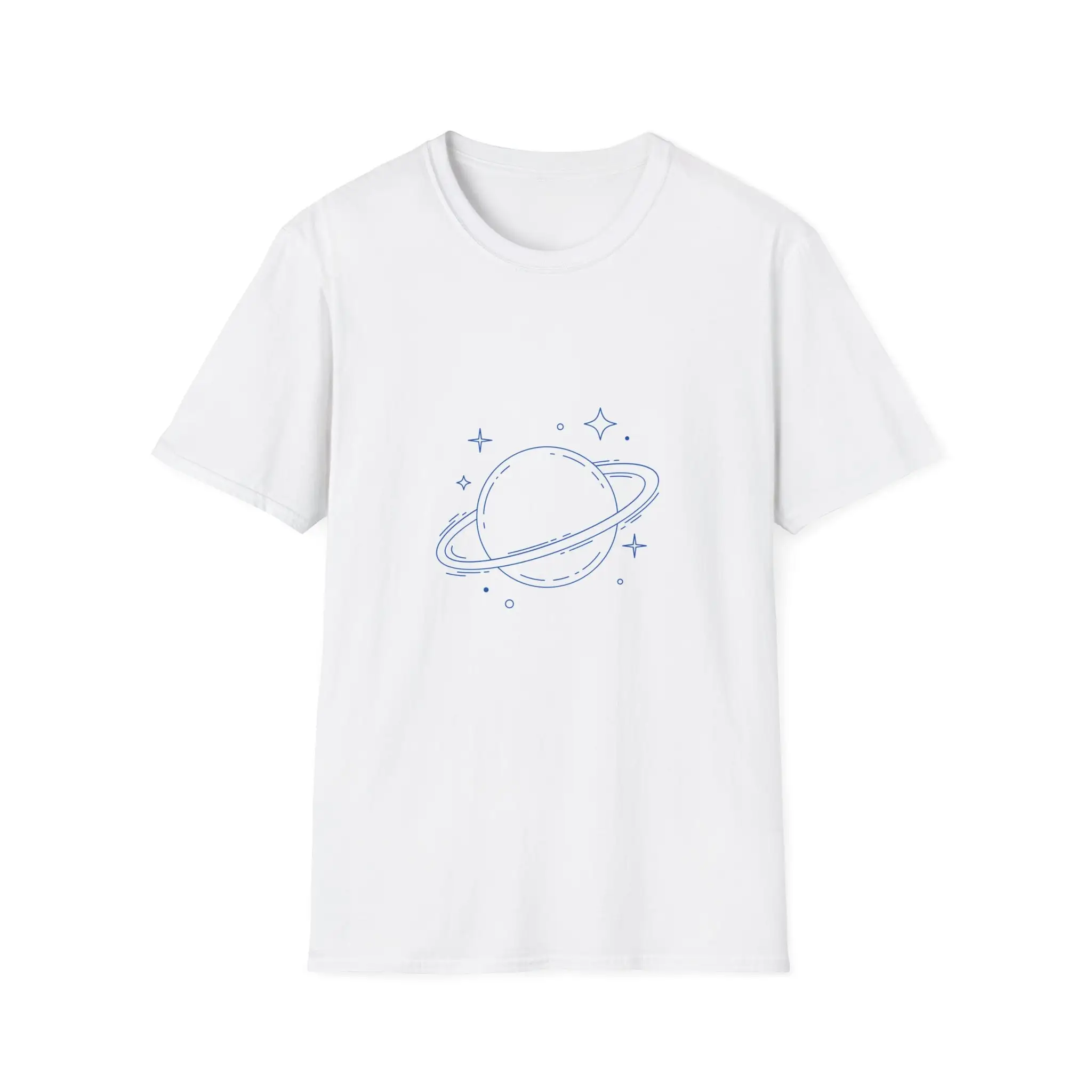 

2024 New Hot Sale Stylish Summer All Match Female Shirt Cartoon Simple Planet Print Women T-shirt Trend Holiday Comfort Girl Tee