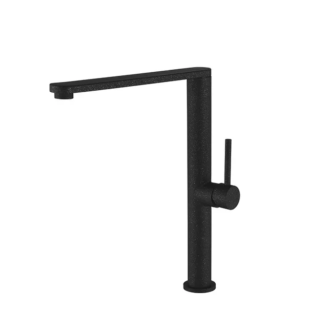 304 ก๊อกน้ําอ่างล้างหน้าสแตนเลสนิกเกิล/สีดํา/สีเบจ 360 องศาหมุน KITCHEN TAP ร้อนเย็นน้ําอ่างล้างจานก๊อกน้ํา 6