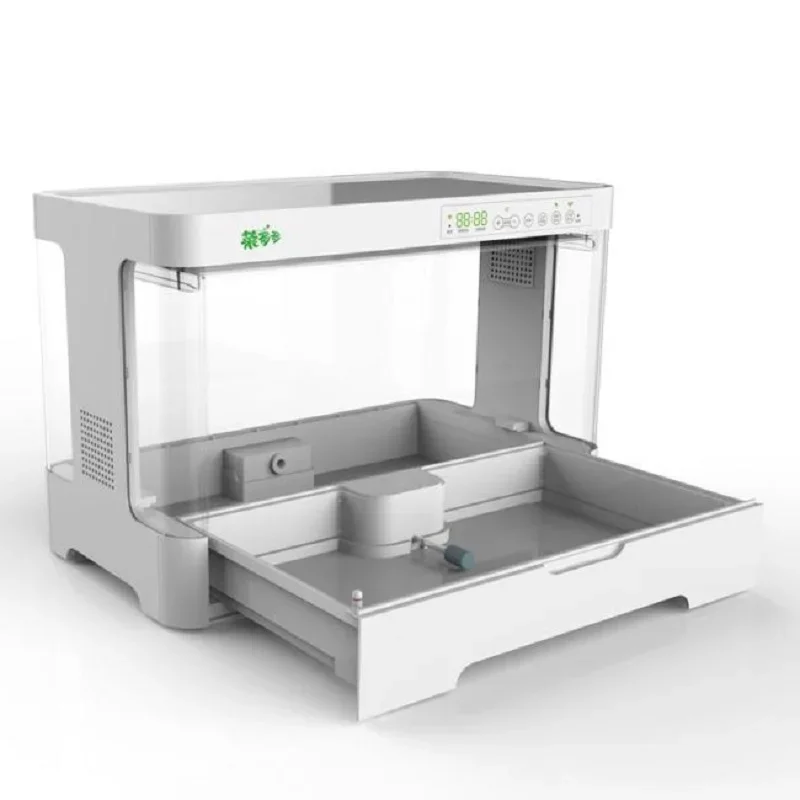 Indoor Hydroponic Grow Box with LED Light Hydroponic System for Home Use Soilless Cultivation, Automation Equipment