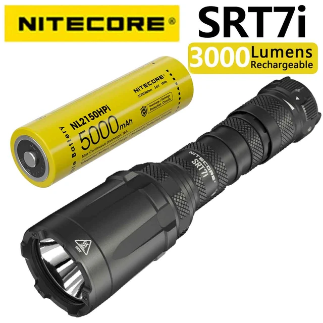 Nitecore - SRT7i - Smart Ring Tactical - 3000 Lumen e 580 metri - Torcia Led  Ricaricabile USB-C