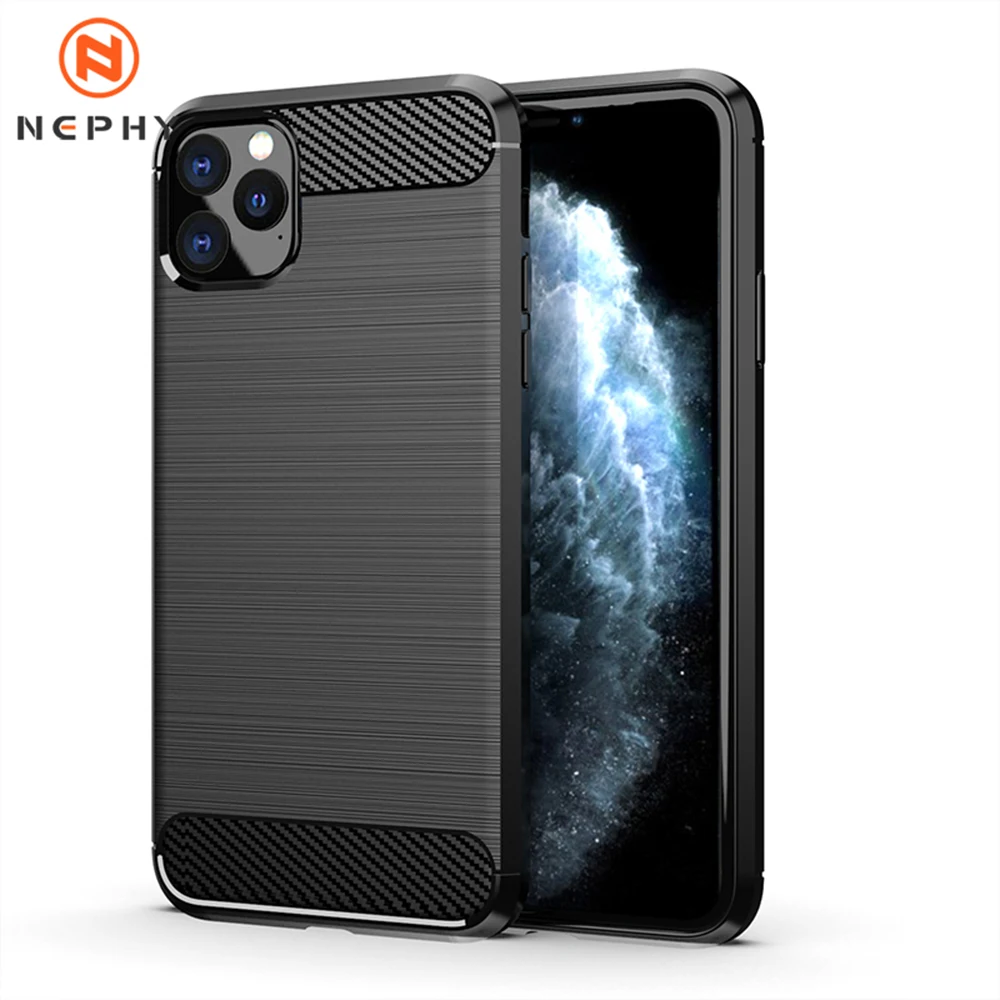 Luxury Carbon Fibre Shockproof Phone Case - High-Quality Cover