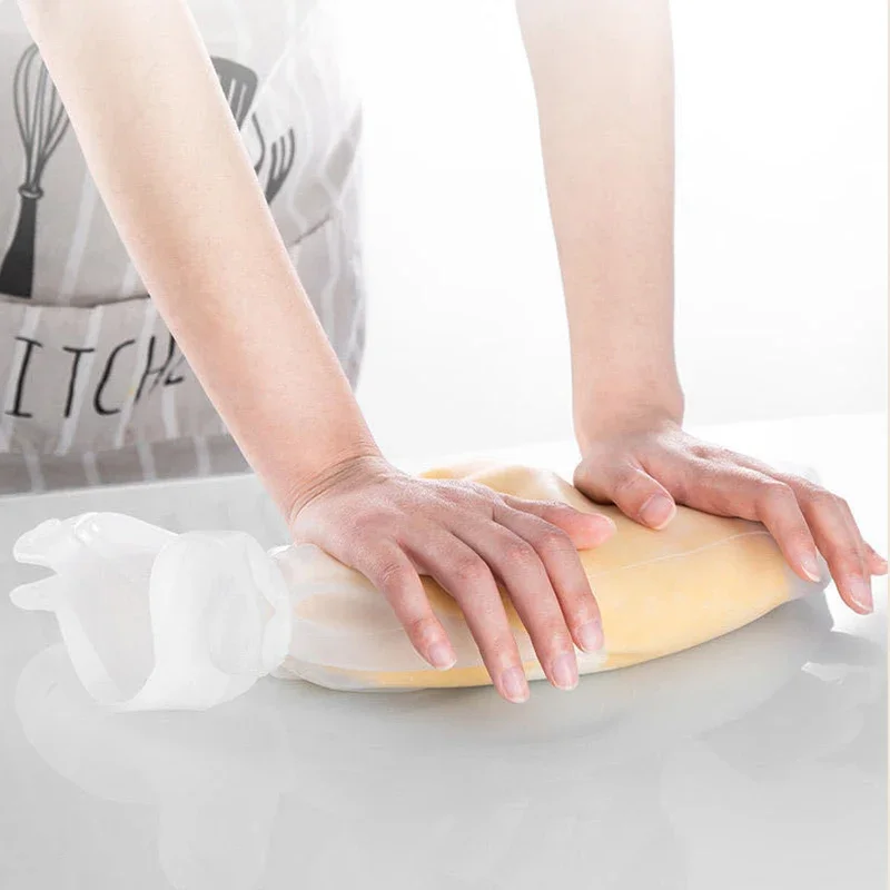 Dough Mixer Dough Kneading Bag 3kg/6kg Kitchen Silicone Kneading Bag Dough Flour Mixer Bag For Bread Pastry Pizza Nonstick Baking Multipurpose Flour Mixing