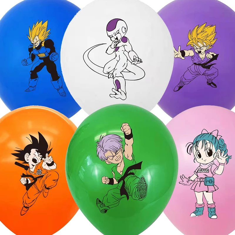 12ks 12inch tahat bál latexu balón večírek zásoby syn goku večírek balón balónků děti narozeniny večírek dcorations dar hraček