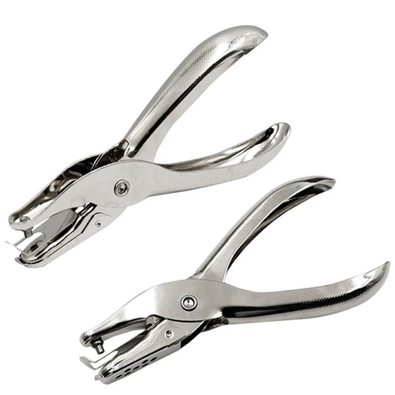 Round Hole Punch Cutter Set Hole Punch Cutter Set Round Hole Punch Set Single Hole Puncher Metal 3mm/6mm Pore Diameter Punch Pliers Hand Paper Scrapbooking Punches