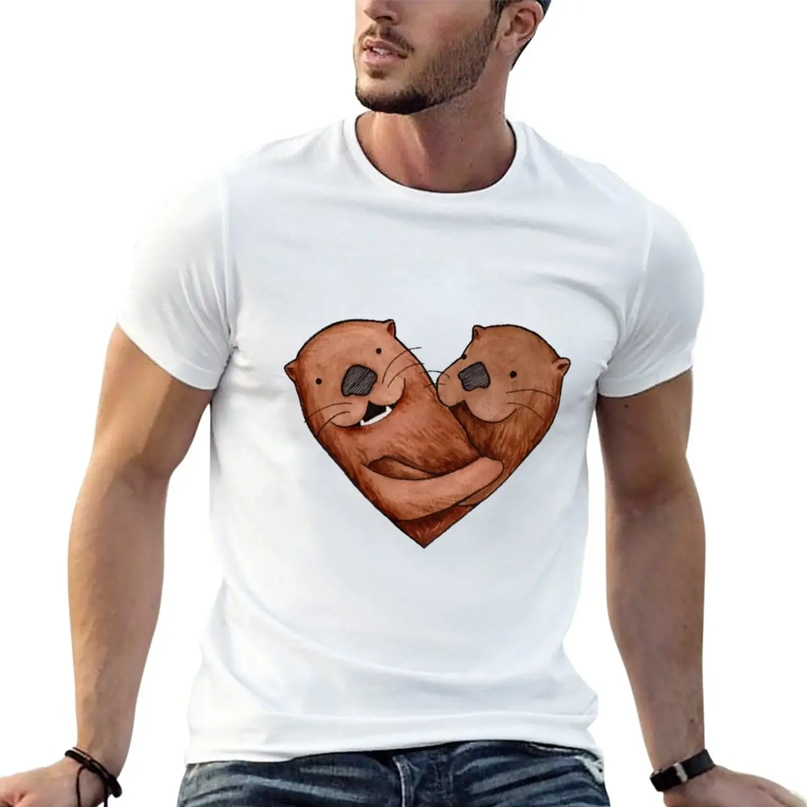 My Otter Half T-Shirt boys whites Blouse hippie clothes men t shirts