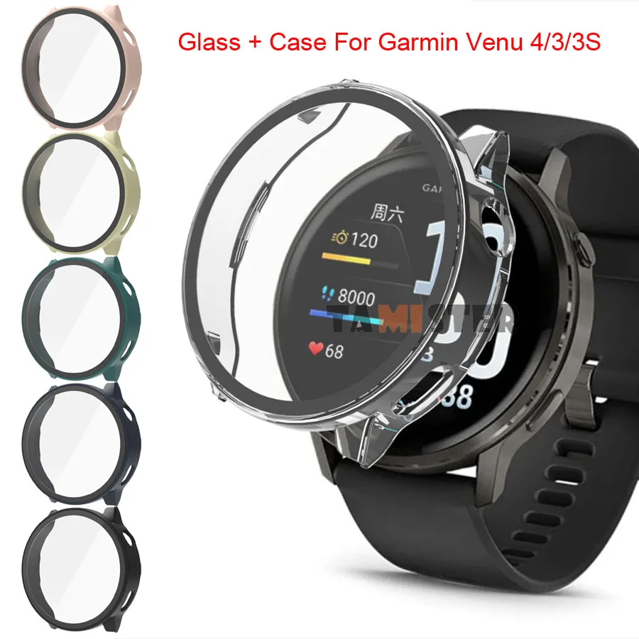 Premium Tempered Glass + Hard PC Full Cover Protective Case & Screen Protector Bumper