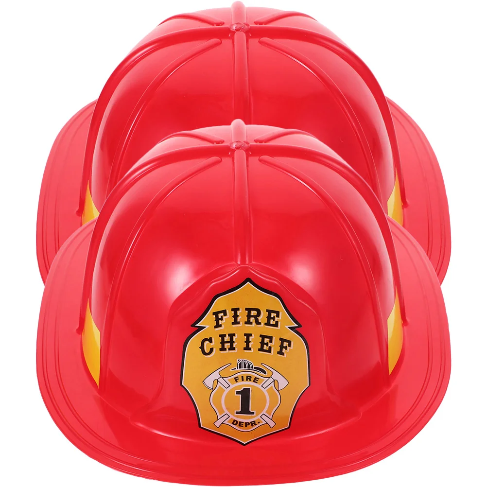 

Kids Firefighter Hat Cosplay Firefighter Fireman Costume Accessory for Boys Girls Plastic Firefighter Hat