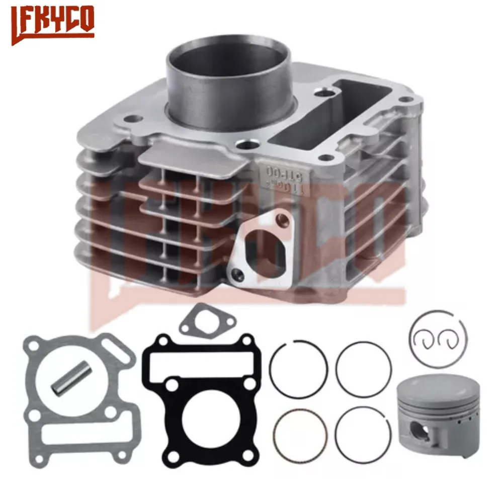 Kit Guarnizioni Pistone Cilindro Motore Moto 51Mm Set Motore Per Yamaha Crypton T110 T110C C8 2010-2018 Parti Di Attrezzature Per Motoblock