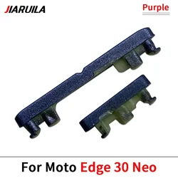 Side Volume and Power Button Key Set Replacement (Edge 30 Ultra Black)