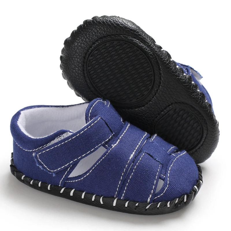 Fashionable 0-18M Newborn Summer Sandals With Hollowed Out Breathable Boys' Shoes Casual Baby First Walking Shoes