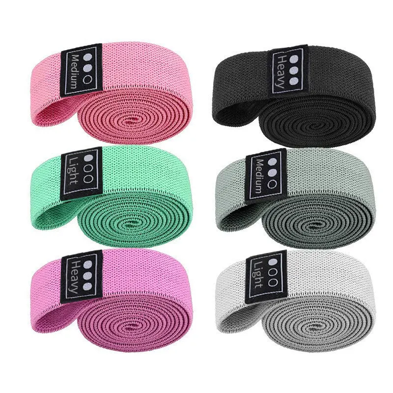 Enhanced Fitness Elastic Resistance Bands Set for Strength and Yoga Training - Multiple Resistance Levels