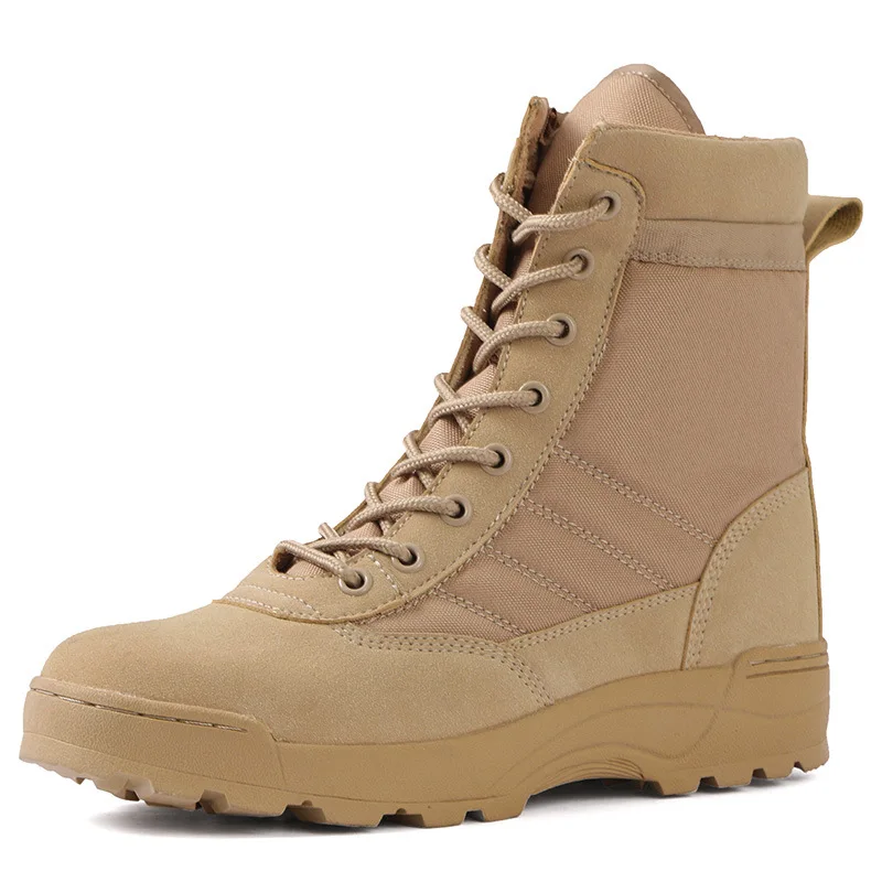 Men Combat Boots Work Safty Shoes Special Force Desert Tactical