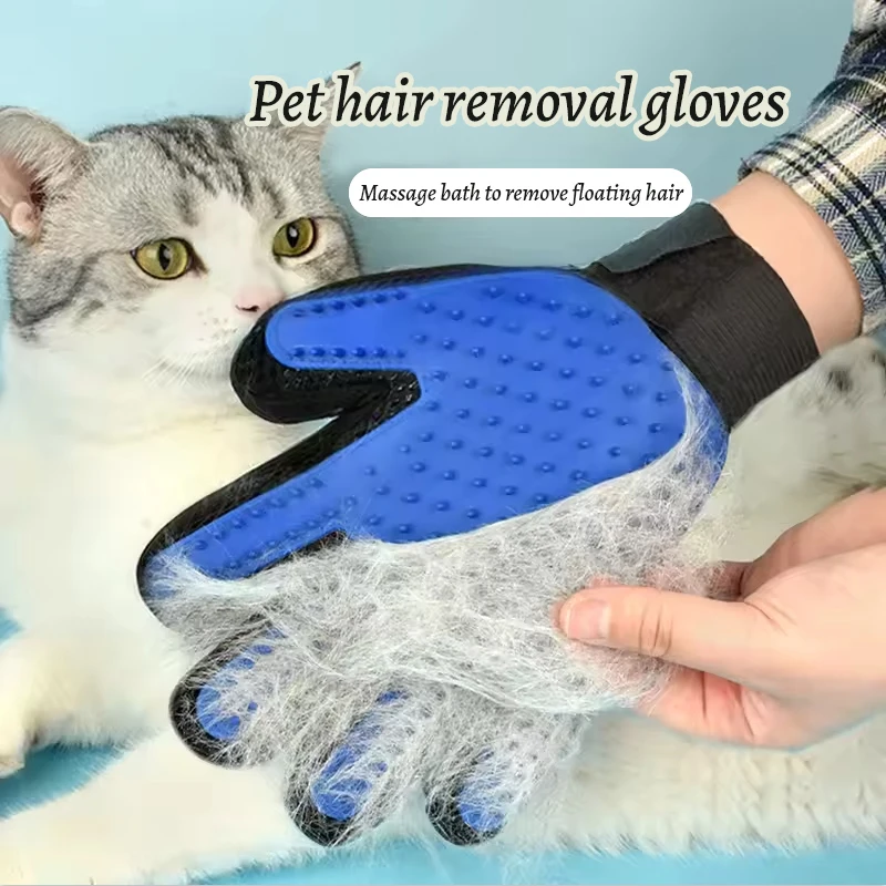 Pet Glove Cat Grooming Hair Deshedding Brush s Dog Comb for s Bath Remover Clean Massage For Animal