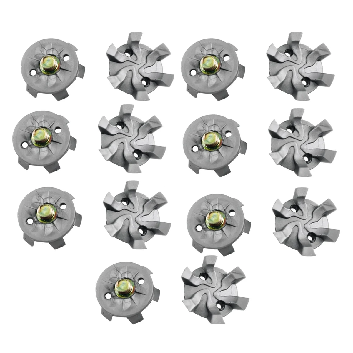 

14Pcs Golf Spikes Pins Turn Fast Twist Shoe Spikes Replacement Set