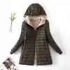 Cozy Autumn Winter Mid-length Jacket S-2XL Women Coat Mid-length Jackets Office Ladies Clothes for Outdoor 4