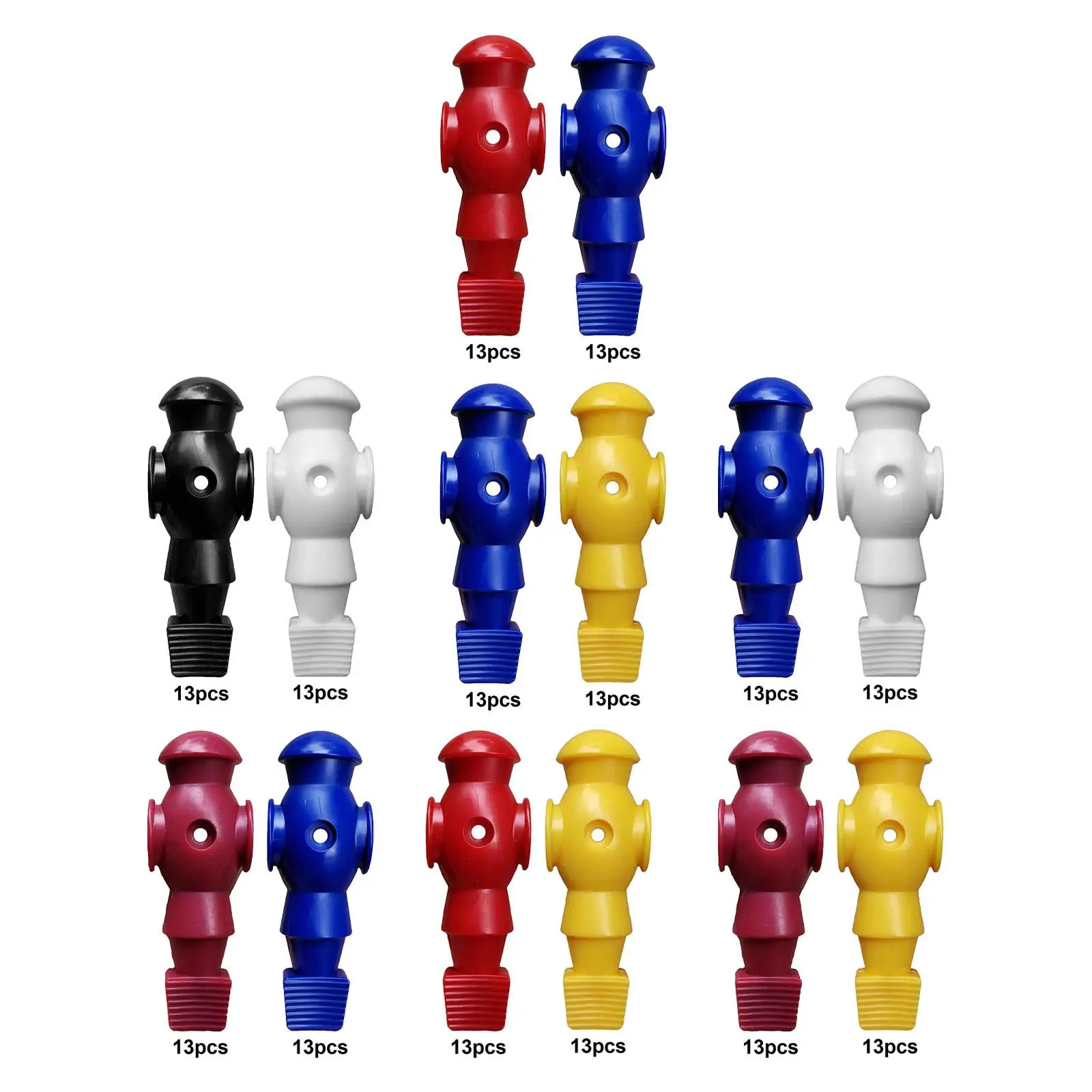 Table Soccer Men Player Toys Foosball Men Accessories Table Foosball Player Replacement Soccer 26x For Game Room