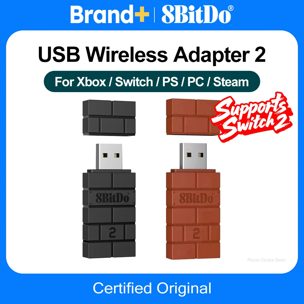 8BitDo USB Wireless Bluetooth Adapter for Nintendo Switch