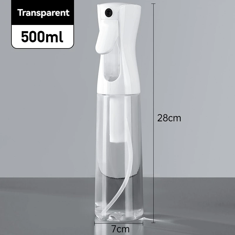 500/300/200ml Hair Spray Bottle Refillable Bottles Continuous Mist Watering Can Automatic Salon Barber Water Sprayer Hair Tools 2