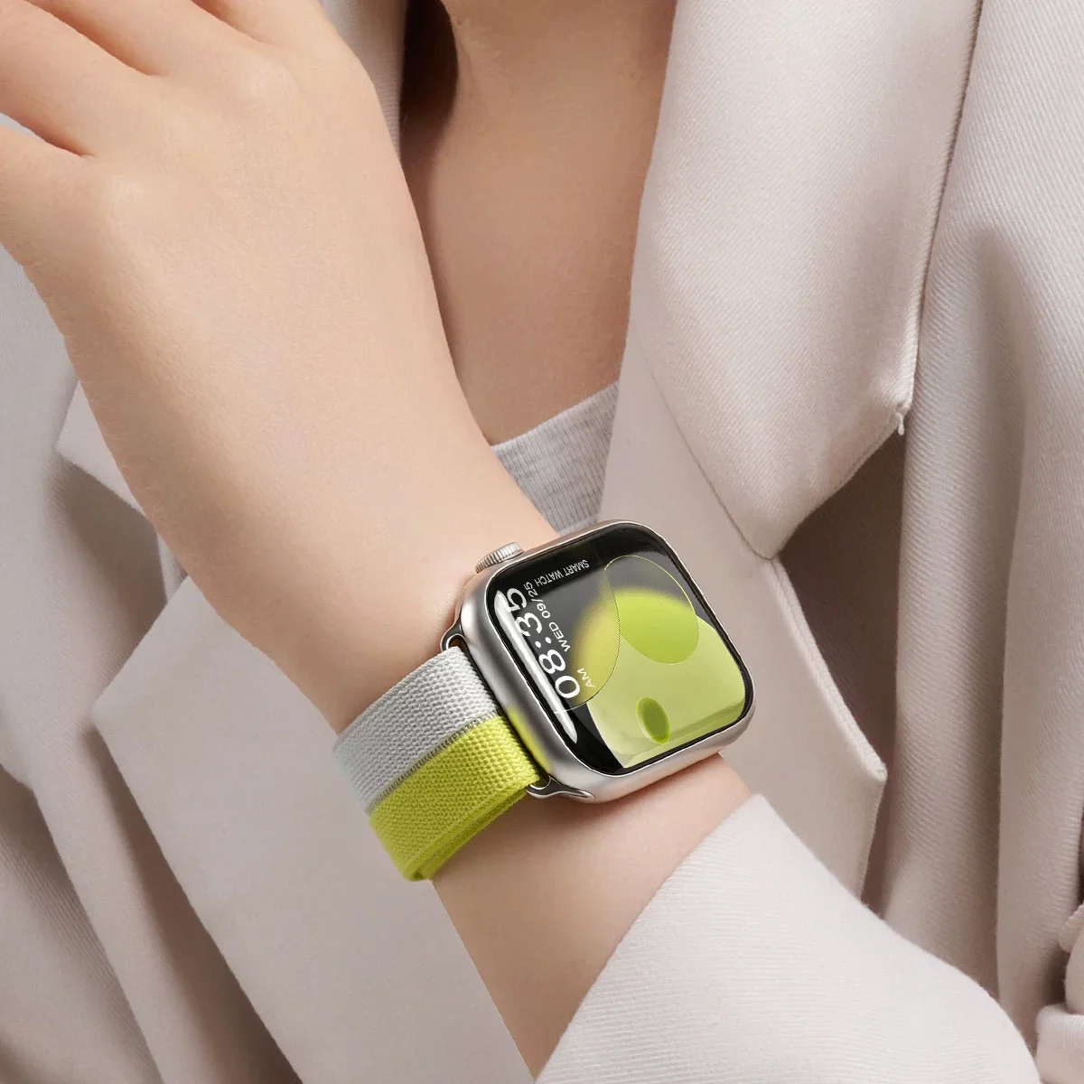 Sport Nylon Loop Strap for Smartwatch - Durable and Adjustable Band Bracelet