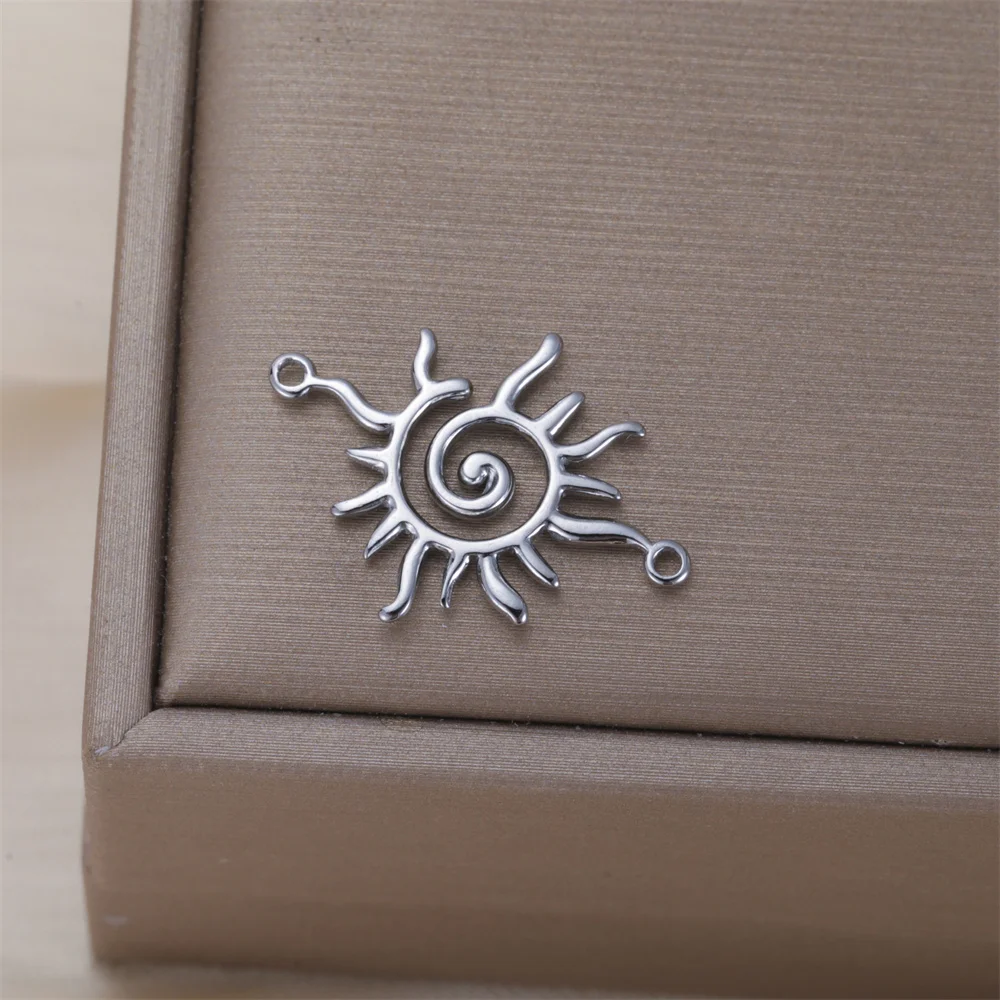 My Shape Mini-Sonnenanhänger für DIY-Armbänder, Edelstahl, kleine Sonnenverbindungsanhänger, Verbindungsanhänger für die DIY-Schmuckherstellung – Detail 18