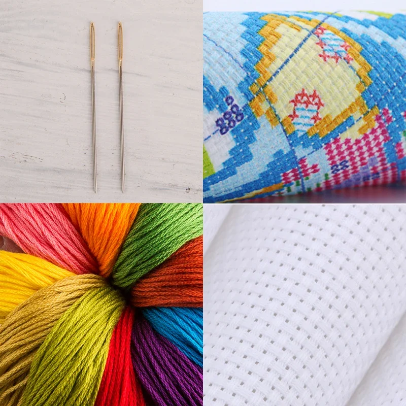 NKF Embroidery Painting Cross Stitch Kits Animal Pattern DMC Printed Aida Fabric Canvas DIY Handmade Home Decoration