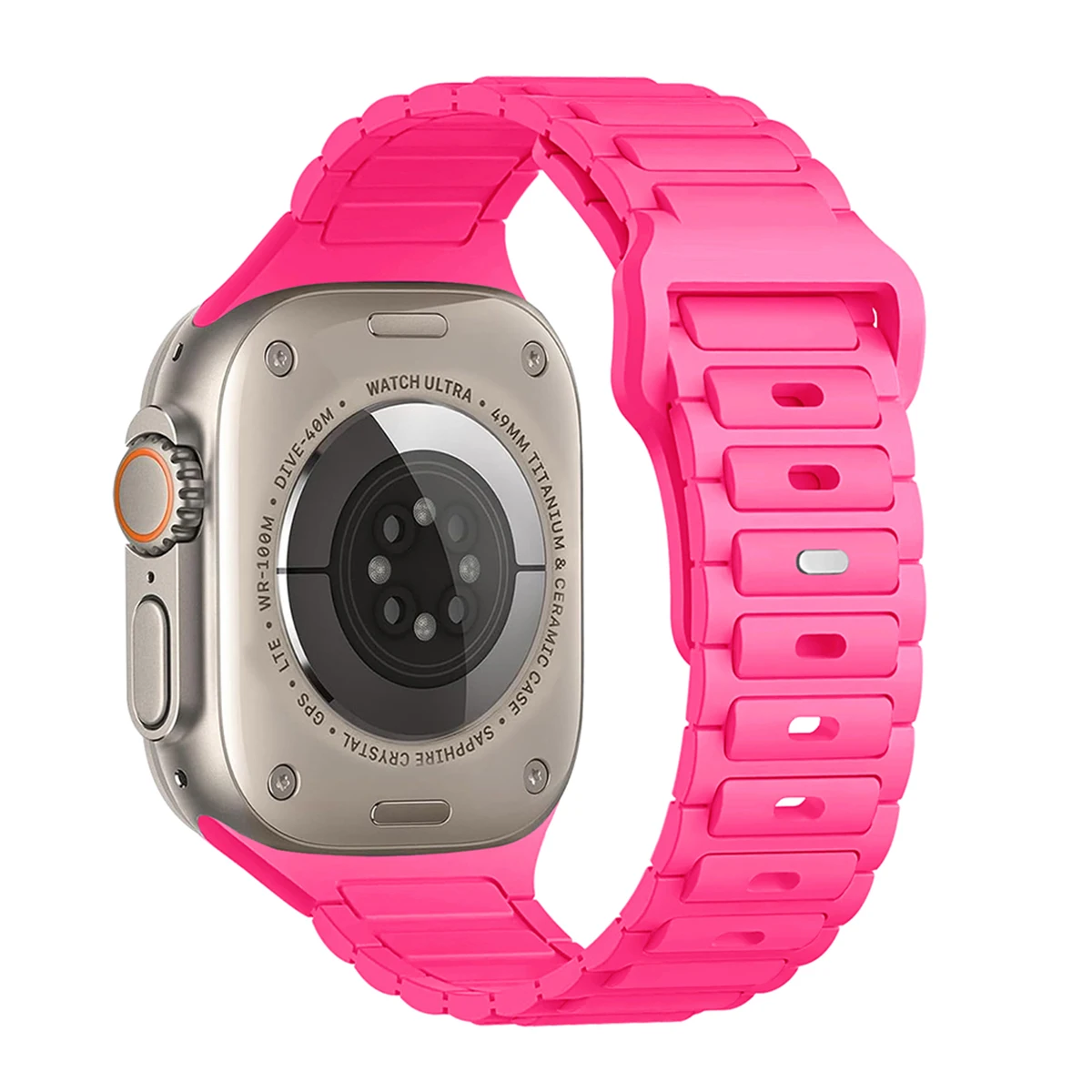 ตัวเลือกสินค้า สร้อยข้อมือซิลิโคนแฟชั่นสำหรับ Apple Watch ทุกรุ่น