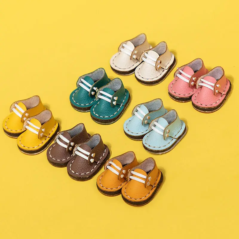 New Ob11 Handmade Shoes 1/12 Bjd Shoes Italian Cattle Shoes Holala Boots Doll Accessories For Body9,Gsc,Ddf,Ymy,Obitsu 11,Molly 6