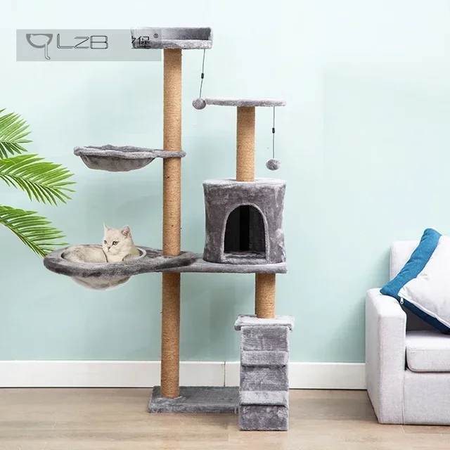 Cat Crawl Instead of Hammock Solid Color Warm and Comfortable Plush Cat Basket Nest Crawl Accessories Pet Cat Supplies 3