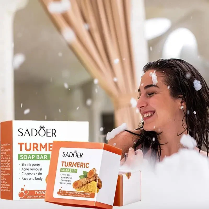Herbal Turmeric Soap Moisturize Control Oil And Clean Soap Prevent Dry Skin Hydrating And Moisturizing Product Body Care 2