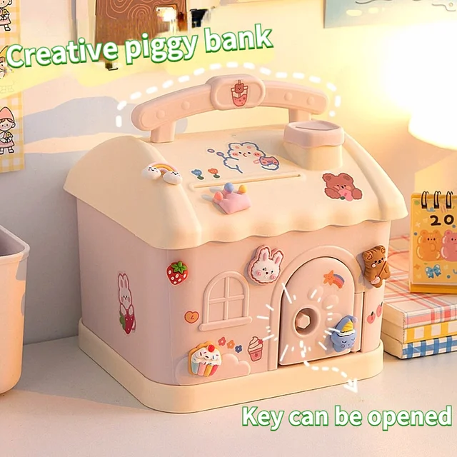 Secure and adorable way to introduce children to saving money