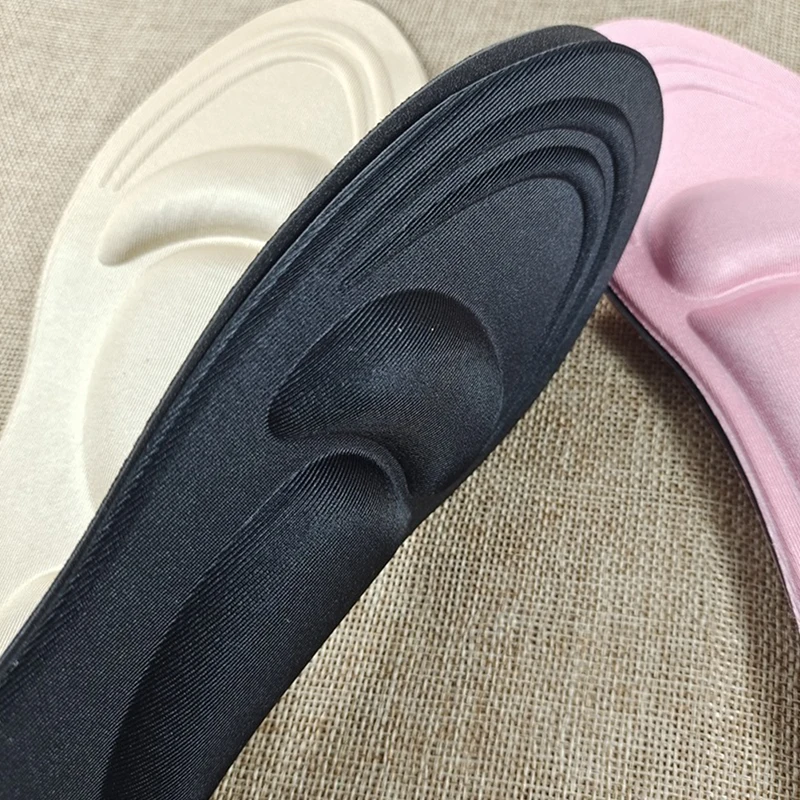4D Memory Foam Shoes Insole Breathable Pain Relief Massage Fasciitis Cushioning Insoles Feet Arch Support Sports Pads Women Men