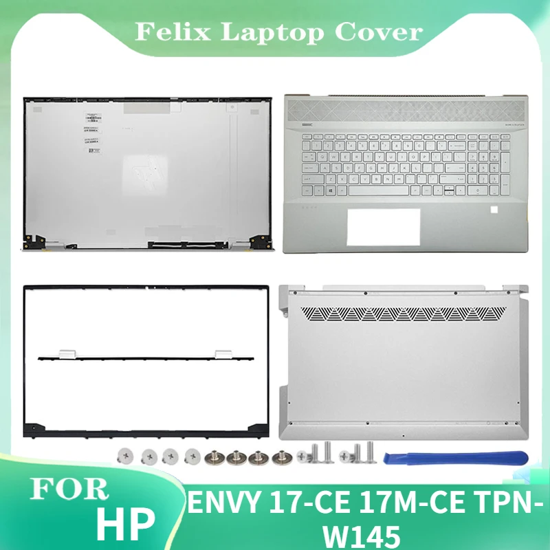 

NEW For HP ENVY 17-CE 17M-CE TPN-W145 Case Laptop LCD Back Cover Bezel Palmrest Bottom Keyboard Top Rear Lid L55393-001