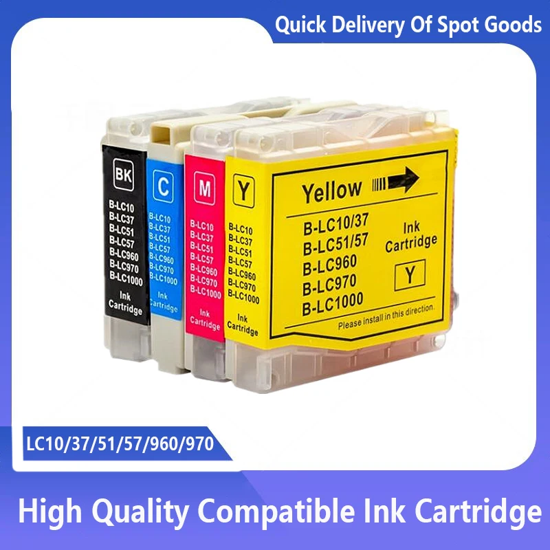 

LC10 LC37 LC51 LC57 LC960 LC970 LC1000 Compatible Ink cartridge For Brother DCP-130C 135C 150C DCP-330C DCP-350C Printer