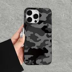Fashion Camouflage Creative Pattern Protective Soft Phone Case Cover for iPhone 17 (Black)