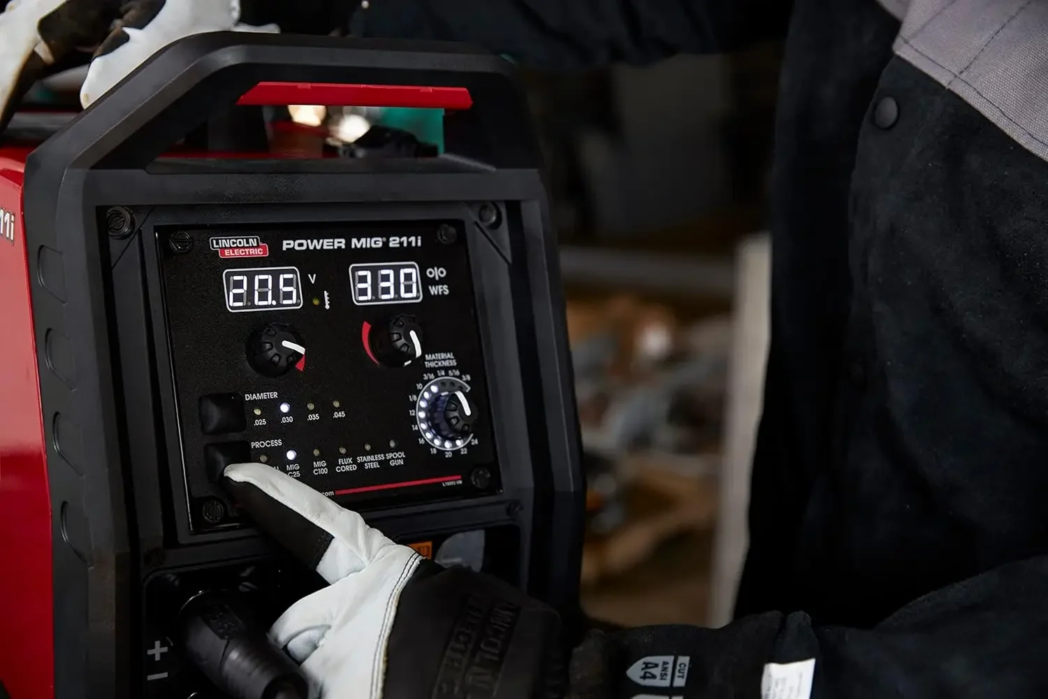 Power MIG 211i MIG Welder K6080-1 Dual Input Voltage-120V and 230V Inputs USA