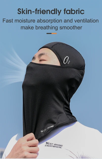 Freedom Face Covermen's Uv Protection Cycling Balaclava - Breathable  Polyester Full Face Mask