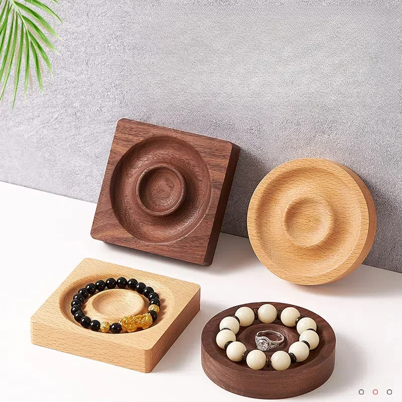 DIY Wooden Bead Design Board Suitable for Making Jewelry Bracelets Necklaces Handicrafts Trays Practical Jewelry Display Tools
