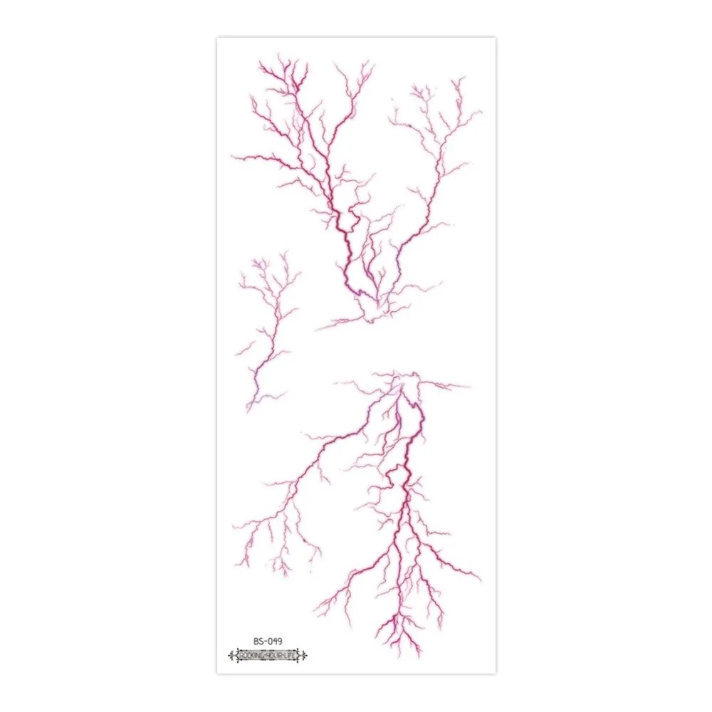 Waterproof Realistic Temporary Tattoo Sticker - Halloween Blood Vessel Body Art