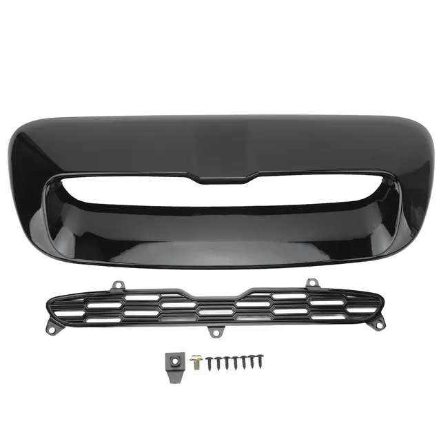 2 ชิ้นด้านหน้า Hood Vent Trim Bright Black Air Outlet เปลี่ยนสําหรับ Cooper S R56 R55 R57 r58 R59 1