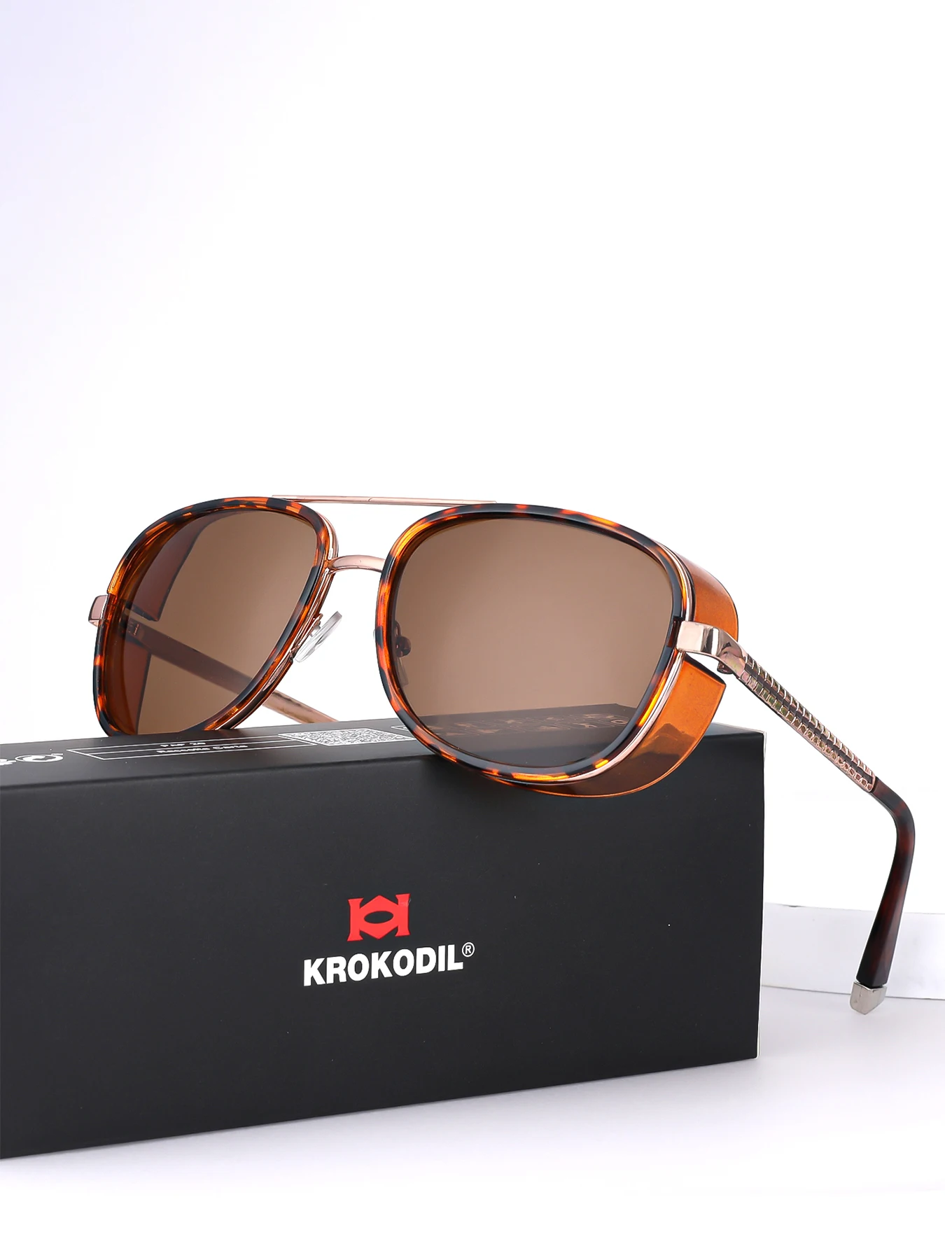 Tony Stark Sonnenbrille Mann Frau Steampunk männlich Farbverlauf rot Sonnenbrille UV400 - Bild 13 von 17