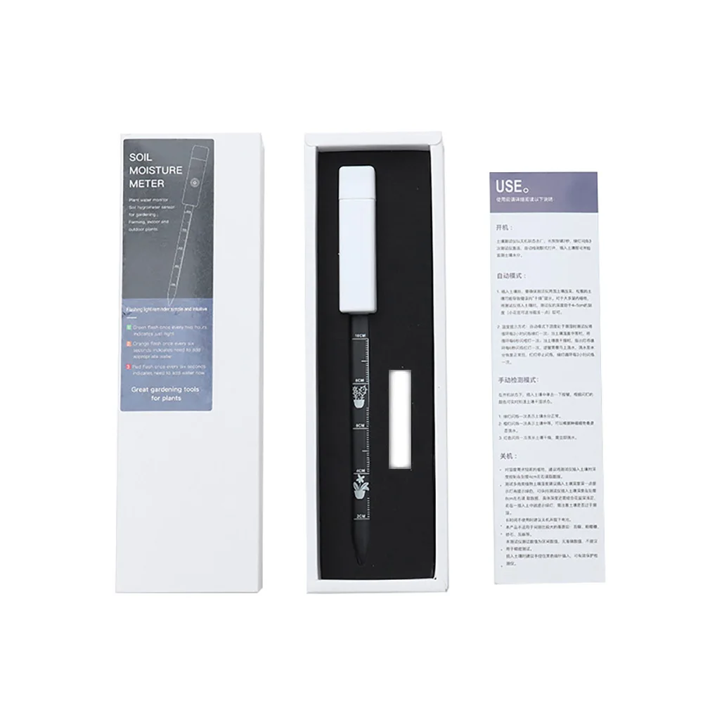 Soil Moisture Sensor Soil Moisture Meter Soil Tester Soil Moisture Meter Plant Moisture Meter Highly Accurate Sensor 3 Color Indicator Lights For Garden Lawn Farm