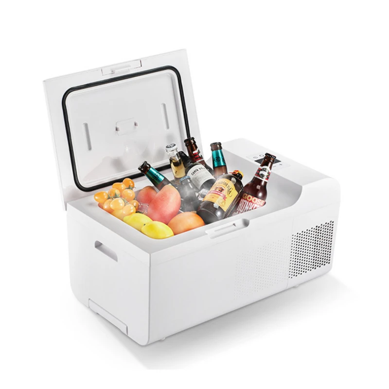 

20 Liter Single Glass Door White Bar Mini Fridge