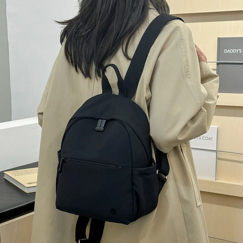 Stylish Minimalist Backpack for Women Lightweight Travel Bag with Phone Key Storage Small Chic Rucksack - 4