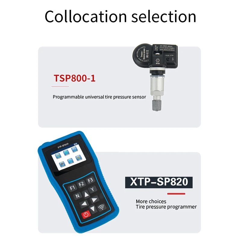 XTP-SP820 타이어 압력 센서 OBD 진단 장치, 범용 타이어 압력 프로그래밍 오류 진단 장비