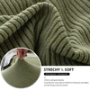 New Thicken Jacquard Sofa Seat Cushion Covers Solid Colors Striped Sofa Covers for Living Room Sectional Couch Covers Removable 6