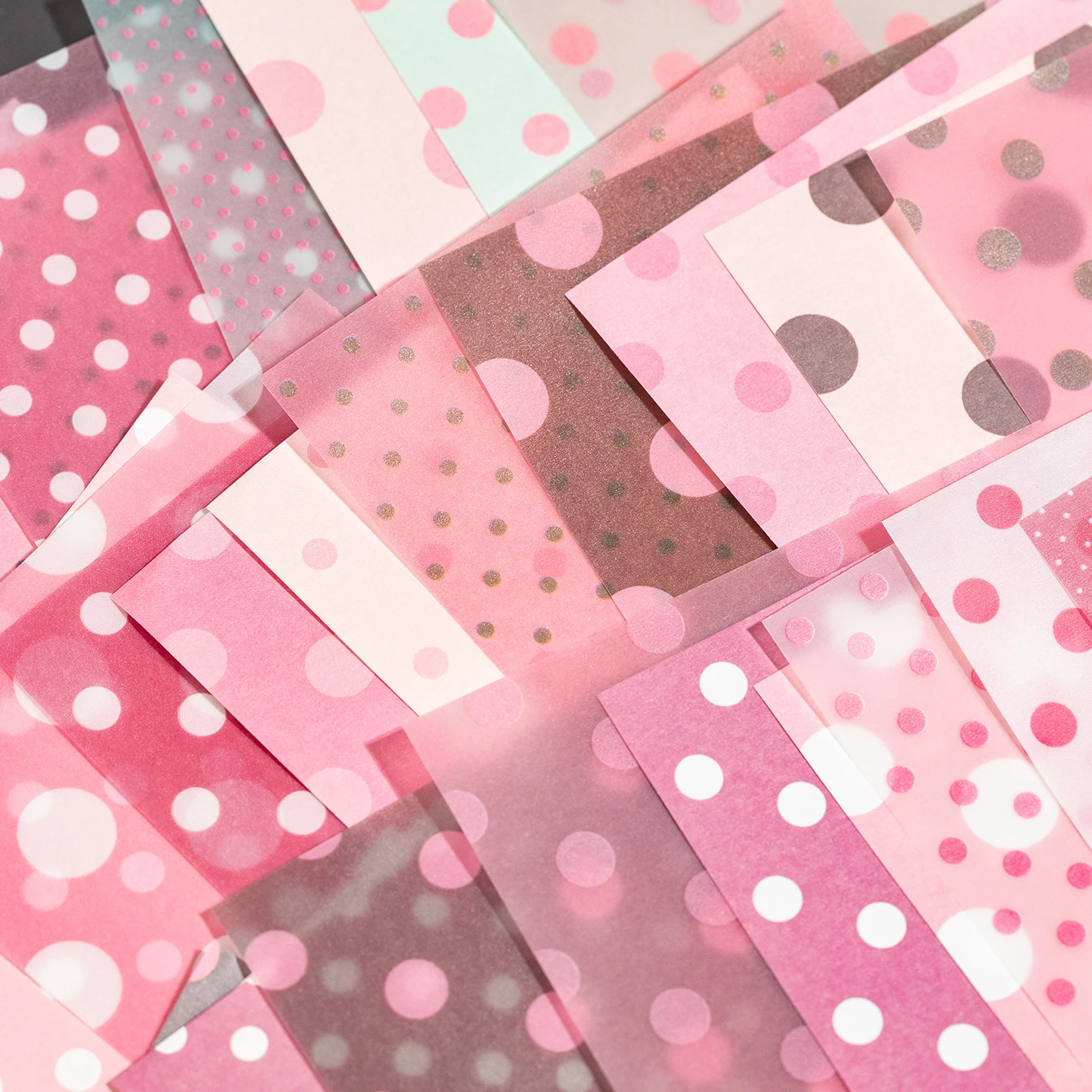 25/30 fogli di carta per scrapbooking a strappo con atmosfera puntiforme e natalizia, materiale estetico per collage fai da te fatto a mano