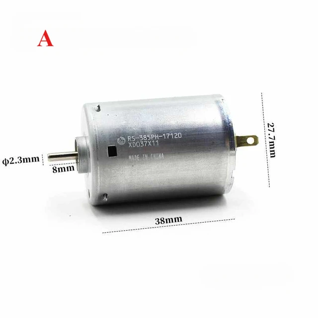 オリジナルThe Man From Delmonte - 12インチ2枚セット CHANCS 895 Double Shaft Motor DC 12V 6000RPM DC 24V 12000RPM