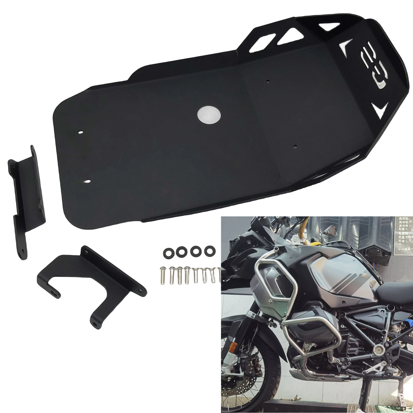 Motorcycle Chassis Engine Guard Cover Lower Bottom Skid Plate For BMW F750GS F850GS ADV 2018-2022