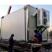Unité de réfrigération, stockage de pièce froide, marche dans le congélateur, salle de stockage de froid industrielle avec unité de réfrigération et évaporateur 2