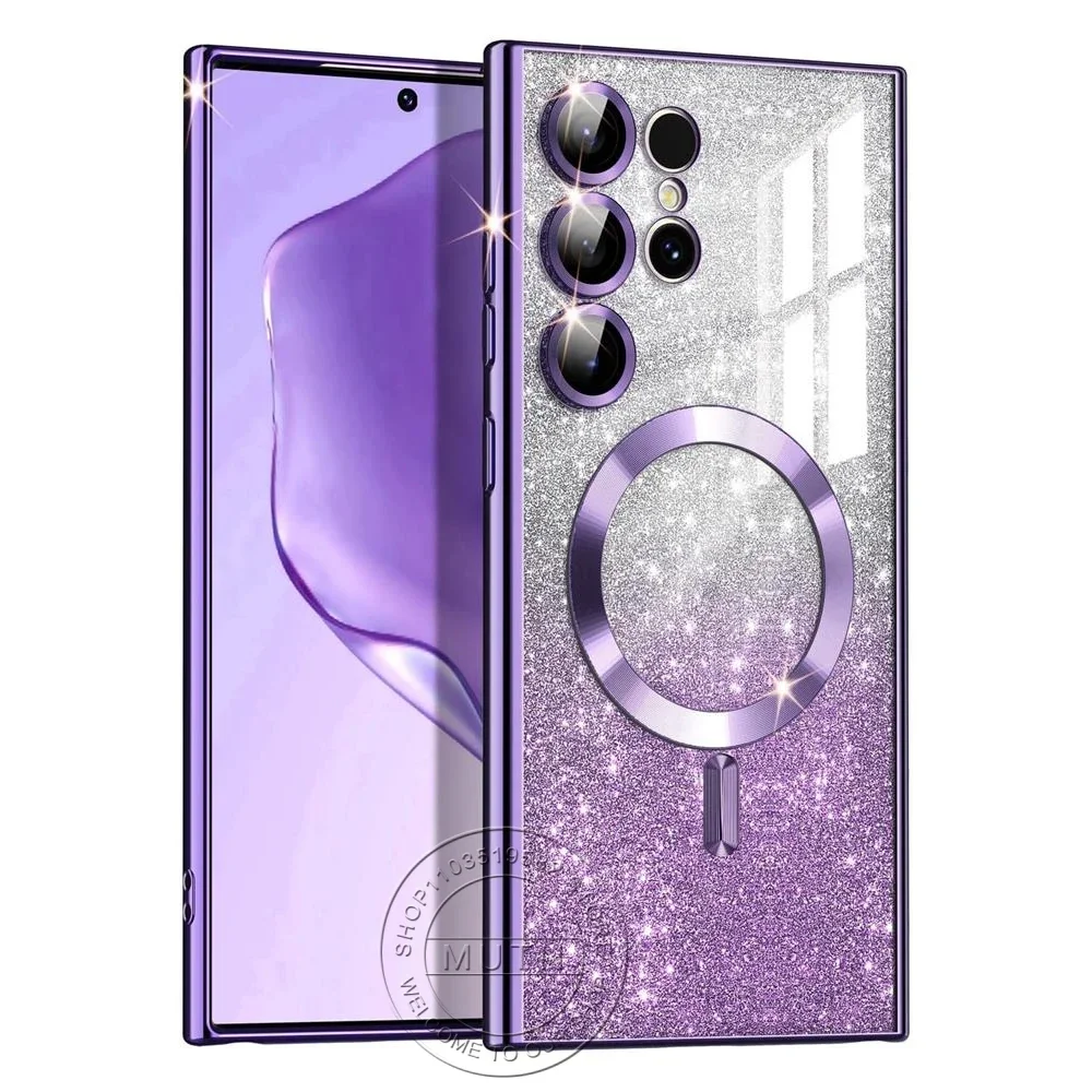 Plating Glitter Wireless Bling Cover